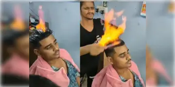 Read more about - Fire haircut: ভিডিয়ো দেখে অবাক নেটিজেনরা বলছেন, ‘কী ভাবে সম্ভব হল এই ঘটনা?’