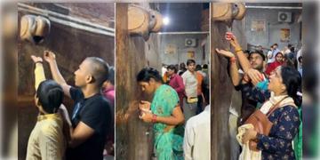 Read more about - Banke Bihari Temple ।  'চরণামৃত' ভেবে ACর জল খেলেন ভক্তরা! বাঁকে বিহারী মন্দিরের ঘটনায় হাসির রোল সোশালে