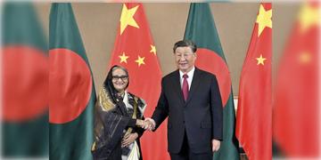 Read more about - Bangladesh-China । চিনের সঙ্গে ১৪টি চুক্তি স্বাক্ষর করবে বাংলাদেশ! কূটনৈতিক সম্পর্কের ৫০ বছরপূর্তি উপলক্ষে একাধিক পরিকল্পনা নিয়েও হবে আলোচনা!