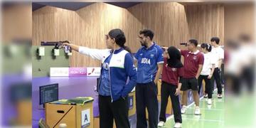 Read more about - Asian Games 2026 | এশিয়াডে লক্ষ্যভেদ ভারতীয় শুটারদের, অবশেষে ভারতের ঝুলিতে এল চলতি এশিয়াডের দ্বিতীয় সোনা!