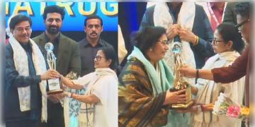 Read more about - KIFF 2025 | KIFF-এর মঞ্চে 'বঙ্গবিভূষণ'এ ভূষিত হলেন আরতি মুখোপাধ্যায়-শত্রুঘ্ন সিনহা, সৌজন্যে মুখ্যমন্ত্রী