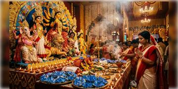 Read more about - Durga Puja 2026 | পদ্মের অভাবে নিজের চোখ উৎসর্গ করতে চেয়েছিলেন রাজপুত্র রাম! একনজরে রামায়ণের অকালবোধন থেকে সন্ধিপুজোর মাহাত্ম্য