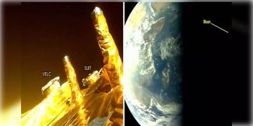 Read more about - Aditya L1 Mission | সেলফি পাঠালো 'আদিত্য এল ১'! পৃথিবী ও চাঁদের ছবি ভিডিও আকারে প্রকাশ ইসরোর ! চাঁদের লক্ষ্যে এবার চন্দ্রযান পাঠালো জাপান!