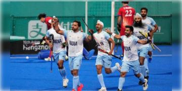 Read more about - Asian Games 2023 | সোনার সঙ্গে প্যারিস অলিম্পিকের ছাড়পত্র নিশ্চিত করলো হকি টিম! এশিয়ান গেমসে 'সেঞ্চুরি' পদক নিয়ে ইতিহাস গড়লো ভারত!