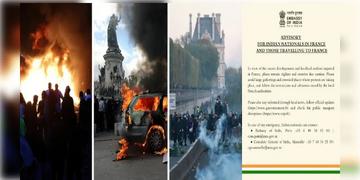 Read more about - France Unrest | লাগাতার বিক্ষোভে উত্তাল ফ্রান্স, জারি কার্ফু! ভারতের নাগরিকদের জন্যে সতর্কতা জারি দূতাবাসের