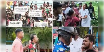 Read more about - Mohun Bagan | কিশোর ভারতী স্টেডিয়ামে মোহনবাগান সমর্থকদের বিক্ষোভ, দিমিকে ঘেরাও, লাঠিচার্জ পুলিশের
