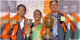 Read more about - Praggnanandhaa | ‘গর্বিত মা’! চেস অলিম্পিয়াডে ইতিহাস গড়ে ট্রফি হাতে মায়ের পাশে প্রজ্ঞানন্দ এবং বৈশালি, ভাইরাল হল ভিডিও