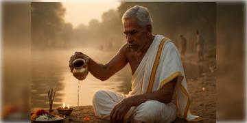 Read more about - Mahalaya 2025 | মহালয়ায় ঘাটে ঘাটে নেমেছে তর্পনের ঢল, কেন করা হয় পিতৃপুরুষের উদ্দেশ্যে তিল-জল দান?