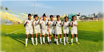 Read more about - Kanyashree Cup । গুনে গুনে ২৭গোল ! কন্যাশ্রী কাপে রেকর্ড ইউকেএসসির মেয়েদের