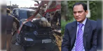 Read more about - ভারতের প্রাক্তন অধিনায়ক মহম্মদ আজহারউদ্দিনের গাড়ি দুর্ঘটনার কবলে।               