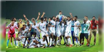 Read more about - Santosh Trophy । ফের অপরাজিত বাংলা! সন্তোষ ট্রফির শেষ আটে পৌঁছলো সঞ্জয় সেনের ছেলেরা