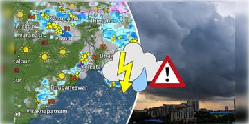 Read more about - Weather Update | আজ তুমুল ঝড়-বৃষ্টির আশঙ্কা বঙ্গে, একনজরে কলকাতার আজকের আবহাওয়া