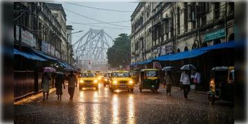 Read more about - Weather Update | মৌসুমী বায়ুর দাপট, বজ্রবিদ্যুৎ-সহ বৃষ্টির সম্ভাবনা বঙ্গে, একনজরে আজকের আবহাওয়া