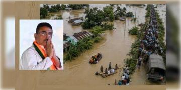Read more about - Assam Flood | বন্যায় বিপর্যস্ত অসমেকে সাহায্যের হাত, ১০ কোটি পাঠাল শুভেন্দু-সরকার!