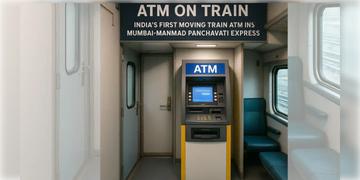 Read more about - ATM on Train | চলন্ত ট্রেনের ভেতরে ATM পরিষেবা! অভিনব উদ্যোগ নিলো ভারতীয় রেলওয়ে!