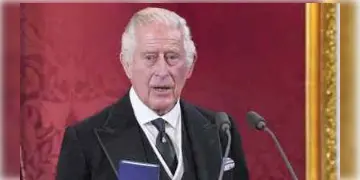 Read more about - রানি দ্বিতীয় এলিজাবেথের মৃত্যুর পর রাজা চার্লস তৃতীয় আনুষ্ঠানিকভাবে ব্রিটেনের সিংহাসনে বসলেন