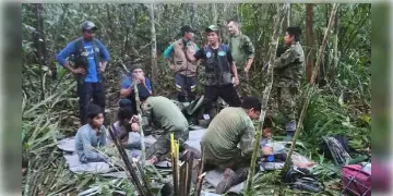 Read more about - Children Survived In Amazon | পরিবেশের অদ্ভুদ কামাল! ৪০দিন পর অ্যামাজন জঙ্গল থেকে উদ্ধার বিমান দুর্ঘটনায় নিখোঁজ চার শিশু!