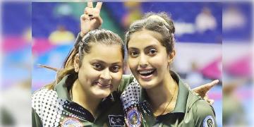 Read more about - Asian Games 2023 | মিক্সড ডবলস-পিস্তল-স্কোয়াশে সোনা জয় ভারতের! টেবিল টেনিসে পদক নিশ্চিত করে ইতিহাস গড়লেন বঙ্গতনয়া  সুতীর্থা ও ঐহিকা!