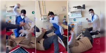 Read more about - Shimla | শয্যাশায়ী রোগীর বুকে পেটে ঘুষি, ভাইরাল হাসপাতালে চিকিৎসকের কান্ড!