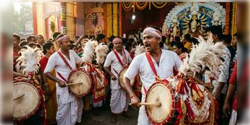 Read more about - Durga Puja 2026 | কাঠির টানে পূজার প্রাণ: ঢাকিদের ভিন্ন সুর ও লোকসংগীতের ঐতিহ্য!