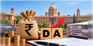 Read more about - DA Increase | কেন্দ্রীয় কর্মীদের জন্য সুখবর, ৩ শতাংশ বাড়ল মহার্ঘ ভাতা (ডিএ)!