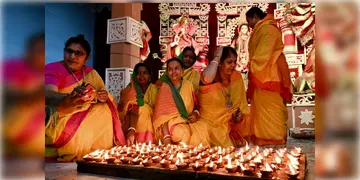 Read more about - Bangladesh Durga Puja | বাংলাদেশে দুর্গাপুজো নিয়ে জারি ফতোয়া, ধর্মীয় সম্প্রীতি বজায় রাখতে আজানের সময় ঢাক ঢোল বন্ধ রাখার নির্দেশ