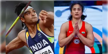 Read more about - Paris Olympic 2024 | প্রথম থ্রো-তেই ফাইনাল পাকা করলেন নীরজ চোপড়া! সোনাজয়ীকে হারিয়ে কুস্তির কোয়ার্টার ফাইনালে ভিনেশ ফোগাট