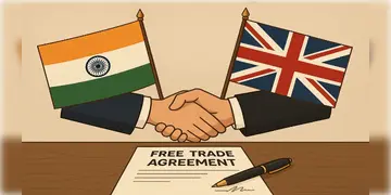 Read more about - India-UK FTA | ব্রিটেনের সাথে চুক্তিতে লাভ হলো ভারতের, ৯৯% পণ্যে দিতে হবেনা শুল্ক!