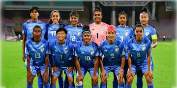 Read more about - Blue Tigresses | এশিয়া কাপে যোগ্যতা অর্জন করেই FIFAর ক্রমতালিকায় সাত ধাপ উঠে এলো ভারতের ব্লু টাইগ্রেসরা