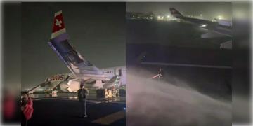 Read more about - SWISS Airline | টেক-অফের সময় ইঞ্জিন বিকল হয়ে লাগে আগুন! সুইস এয়ারলাইন্সের বিমান দুর্ঘটনায় আহত ৬ যাত্রী!