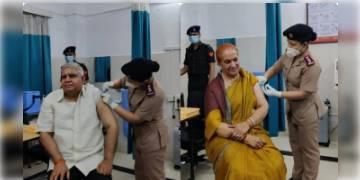 Read more about - করোনা ভ্যাকসিনের প্রথম ডোজ নিলেন রাজ্যপাল জগদীপ ধনখড় ও তাঁর স্ত্রী
