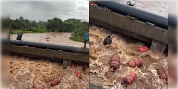 Read more about - Maharashtra | বন্যার জলে ভেসে যাচ্ছে হাজার হাজার LPG সিলিন্ডার, কুড়াতে জমেছে ভিড়! ভাইরাল মহারাষ্ট্রের ভিডিও!