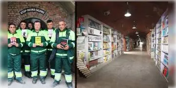 Read more about - অভিনব উদ্যোগ তুরস্কের সাফাইকর্মীদের, বাতিল, ফেলে-দেওয়া বই নিয়েই তৈরি লাইব্রেরি!