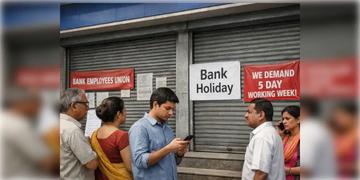 Read more about - Bank Strike | ৪ দিন টানা ব্যাঙ্ক ধর্মঘটের ডাক! মাসের প্রতি শনি-রবিতে ছুটির দাবি UFBU-এর!