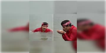 Read more about - Manoj Tiwari | যমুনা নদীর দূষণ নিয়ে রাজনৈতিক তরজার মধ্যেই ডুব দিলেন বিজেপি সাংসদ! ‘কুমির থাকতে পারে, দূষণ নেই’, বলে করলেন দাবিও!
