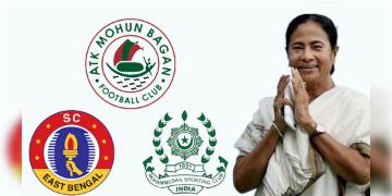 Read more about - ভারতীয় ফুটবলের তিন প্রধান দলকে বঙ্গ বিভূষণ সম্মান দিতে চলেছে রাজ্য সরকার