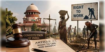 Read more about - Supreme Court | ১০০ দিনের বা ১২৫ দিনের কাজ মৌলিক অধিকার নয়, জনস্বার্থ মামলার শুনানিতে পর্যবেক্ষণ শীর্ষ আদালতের!
