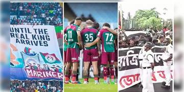 Read more about - Durand Cup | মোহনবাগান বনাম বেঙ্গালুরু এফসি ডুরান্ডের দ্বিতীয় সেমিফাইনালে টিফো নিয়ে যেতে পারবেন ফুটবলপ্রেমীরা! রায় হাইকোর্টের