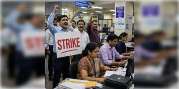Read more about - Bank Strike | অনির্দিষ্টকালের জন্যে ব্যাঙ্ক ধর্মঘটের ডাক! দেশজুড়ে সমস্যায় পড়বেন গ্রাহকরা