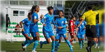 Read more about - AFC U-17 Women’s Asian Cup | দীর্ঘ ২১ বছর পর এশিয়ান কাপে প্রত্যাবর্তন ভারতের, ফুটবল পায়ে শেষ আটে ভারতের মেয়েরা