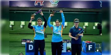 Read more about - ISSF World Cup | ISSF ওয়ার্ল্ড কাপের প্রথম দিনেই তিনটি পদক জিতলো ভারত! পদক জিতলেন সুরুচি-মনু ও সৌরভ!