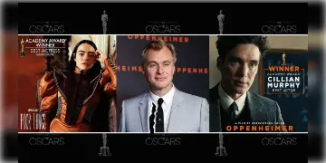 Read more about - Oscars 2024 | ২২ বছরে প্রথম অস্কার জয় ক্রিস্টোফার নোলান! জয়জয়কার  'ওপেনহাইমার'-র! ইন মেমোরিয়মে নীতিন দেশাই! কী কী হলো অনুষ্ঠানে?