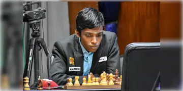 Read more about - R Praggnanandhaa | ফের প্রজ্ঞার বাজিমাত! নরওয়েতে বিশ্বচ্যাম্পিয়ন ডিংকে হারালেন আর প্রজ্ঞানন্দ!