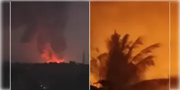 Read more about - Kolkata Fire | দাউ দাউ করে জ্বলছে ইকো পার্কের কাছের বস্তি! ভরসন্ধ্যায় পুড়ে ছাই একাধিক ঝুপড়ি