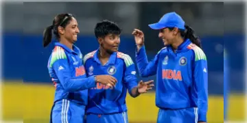 Read more about - Kranti Gaur | বিশ্বকাপজয়ী 'ক্রান্তি'র লক্ষীলাভ, পুরস্কারমূল্যে ছাপিয়ে গেলেন হরমনপ্রীত-স্মৃতিদের!