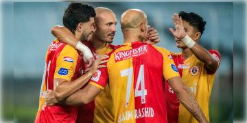 Read more about - East Bengal-Al Arabi | এক্সট্রা টাইমে লাল-হলুদ ব্রিগেডের দাপট! যুবভারতীতে আল আরবিকে উড়িয়ে ACL 2-এর মূলপর্বে ইস্টবেঙ্গল