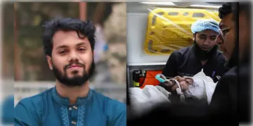 Read more about - Dhaka | সিঙ্গাপুর থেকে ঢাকায় ফিরলো হাদির মরদেহ! বিমানবন্দর চত্বরে ভিড় উত্তেজিত জনতার