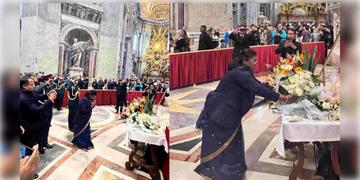 Read more about - Pope Francis | সম্পন্ন হলো পোপ ফ্রান্সিসের শেষকৃত্য, উপস্থিত ছিলেন রাষ্ট্রপতি দ্রৌপদী মুর্মু এবং প্রেসিডেন্ট ট্রাম্প