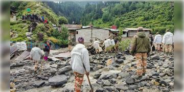 Read more about - Dharali Village | ভয়ানক ক্ষতিগ্রস্ত ধারালী, অনুদান মাত্র ৫০০০ টাকা! ক্ষুদ্ধ এলাকাবাসী