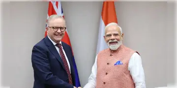 Read more about - PM Narendra Modi | জোহানেসবার্গে দ্বিপাক্ষিক বৈঠক মোদী-আলবানিজের, দিল্লি বিস্ফোরণ নিয়ে সমবেদনা অজি প্রধানমন্ত্রীর